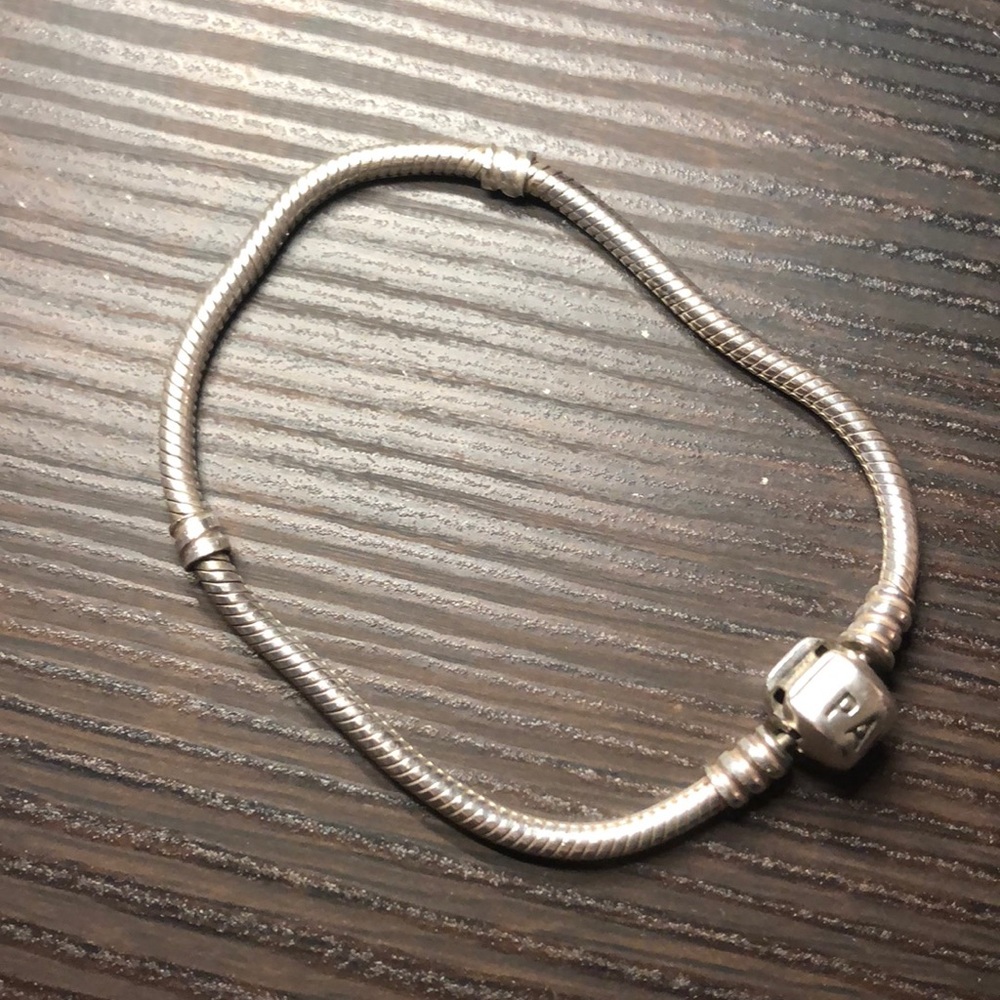 Pandora iconic silver charm bracelet